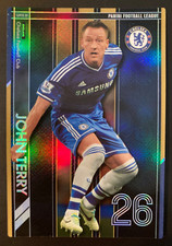 2014 Panini Football League PFL 05 Super DF John Terry Chelsea refractor card