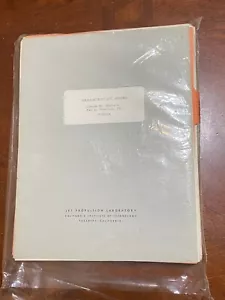 Seltenes Original NASA JPL Geschichte Mars wissenschaftliches Modell 1972 Revisionsbericht 606-1 - Bild 1 von 21