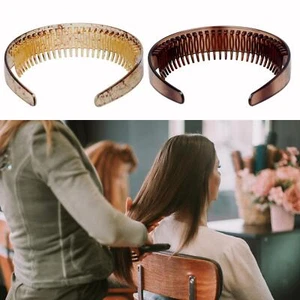 Toothed Headband for Women Pressing Hair Bundle Headdress Widened Head Band - Picture 1 of 15