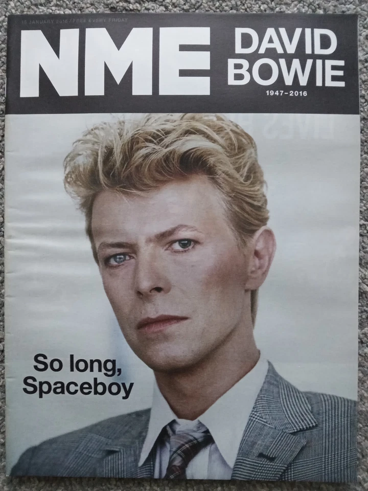 NEW MUSICAL EXPRESS NME 15 JANUARY 2016 David Bowie Death Tribute Cover n.m.e. - Image 1 of 1