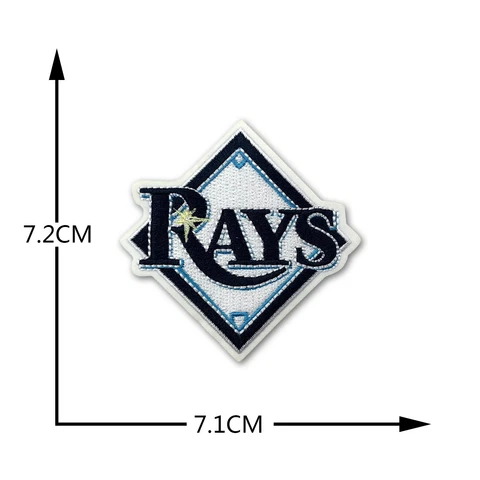 Tampa Bay Rays Iron/Sew On MLB Baseball Jersey Embroidered Patch Cover