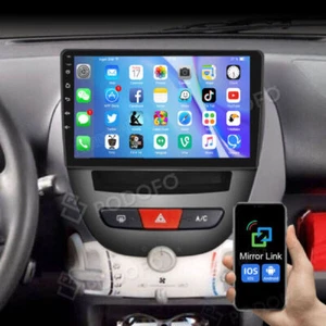 Android 13 Autoradio GPS NAVI WIFI BT RDS Für Peugeot 107 Toyota Aygo Citroen C1 - Bild 1 von 14