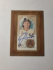 2023 Topps Allen & Ginter #OP Oswald Peraza Mini Framed On Card Autograph RC