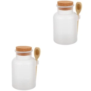 Bad Salz Flasche Schrank Veranstalter Gläser Honig Glas Pulver Jar - Bild 1 von 12