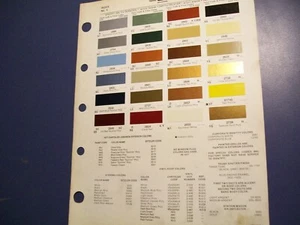 1977 Chrysler Paint Chips-Ditzler- LeBaron Cordoba - Picture 1 of 1