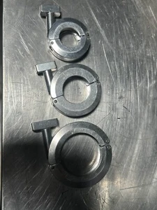USED - Lot of Quality Hinged KF16 KF25 KF40 Clamps Only - 1 of Each Size - Picture 1 of 1