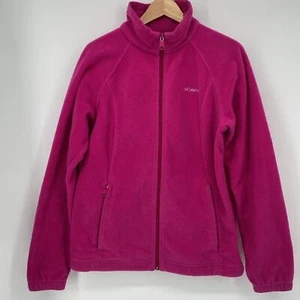 Columbia Women's Full Zip Up Fleece Jacket Coat Large - Picture 1 of 8