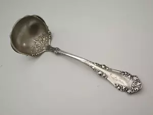 1847 Rogers BERKSHIRE Silver Plate Gravy Ladle Initial 'Y' (AP24) - Picture 1 of 13