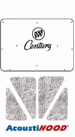 1973 1975 Buick Regal Under Hood Cover with G-077 Century - Image 1 of 1