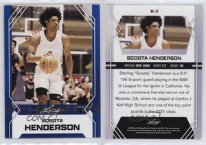 2022-23 Leaf Draft Blue Scoot Henderson Scoota Henderson #B-2