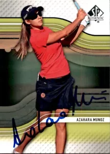 Azahara Munoz Signed 2012 UD SP Authentic Golf Card #R22 LPGA - Picture 1 of 2