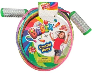 JA-RU Hot Rainbow Crystal Jump Rope Lazer Handles  Ages 6+ Outside Fun - Picture 1 of 2
