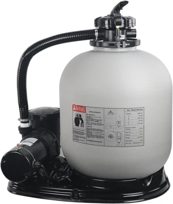 19" Inch Sand Filter with 1.5HP Pool Pump 4500GPH above Ground Swimming Media Sy - Image 1 of 4