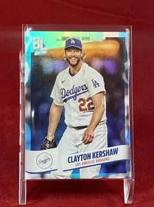 CLAYTON KERSHAW SP Topps BIG LEAGUE RARE BLUE FOIL Baseball Card #270 DODGERS - Imagen 1 de 12
