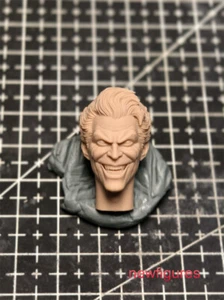 1:3 1:4 1:6 1:12 1:18 Joker Clown Head Sculpt Fit 12" 6" 3.75" Male Figure Body - Picture 1 of 3
