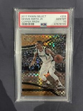 2017-18 Select Dennis Smith Jr Copper Courtside /49 Rookie RC PSA GEM MINT 10