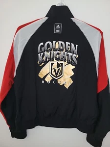 Neu ohne Etikett Adidas Vegas Golden Knights Herrenjacke mit großen Knöpfen 2023 NHL Champions - Bild 1 von 10