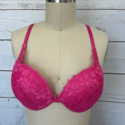 Sujetador push-up FREDERICK’S OF HOLLYWOOD rosa con aros talla 34C Foto 1 de 4