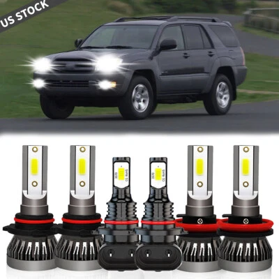 Faros LED altos/bajos + bombillas antiniebla para Toyota 4Runner 2006 2007 2008 2009 Foto 1 de 4