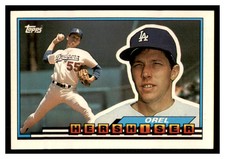 1989 Topps Big #1 OREL HERSHISER Los Angeles Dodgers ~F9W
