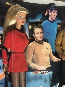 BARBIE & KEN STAR TREK Figures - Gift Set - Unopened New - Xlnt Box - 1996 - Picture 1 of 13