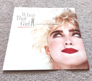 Excelente estado. Póster del álbum Who's That Girl promo banda sonora de Madonna plano 12x12 - Imagen 1 de 2