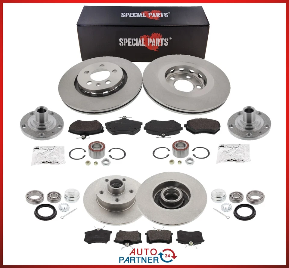 Kit Di Conversione Freni Anteriore + Posteriore Per VW Golf I A 5x100 Freno G60 - Immagine 1 di 1