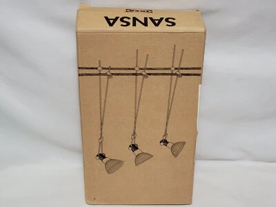 NUEVO (caja abierta) IKEA Sansa 3 X 20w Focos # 603.336.85 Luces de pista Lámparas Foto 1 de 4