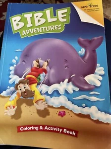 Bible Stories Coloring & Activity Book (100% Recycled Paper] - Picture 1 of 2