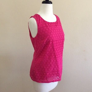 Banana Republic Sleeveless Top Pink Color Sz 8 NWT - Picture 1 of 5