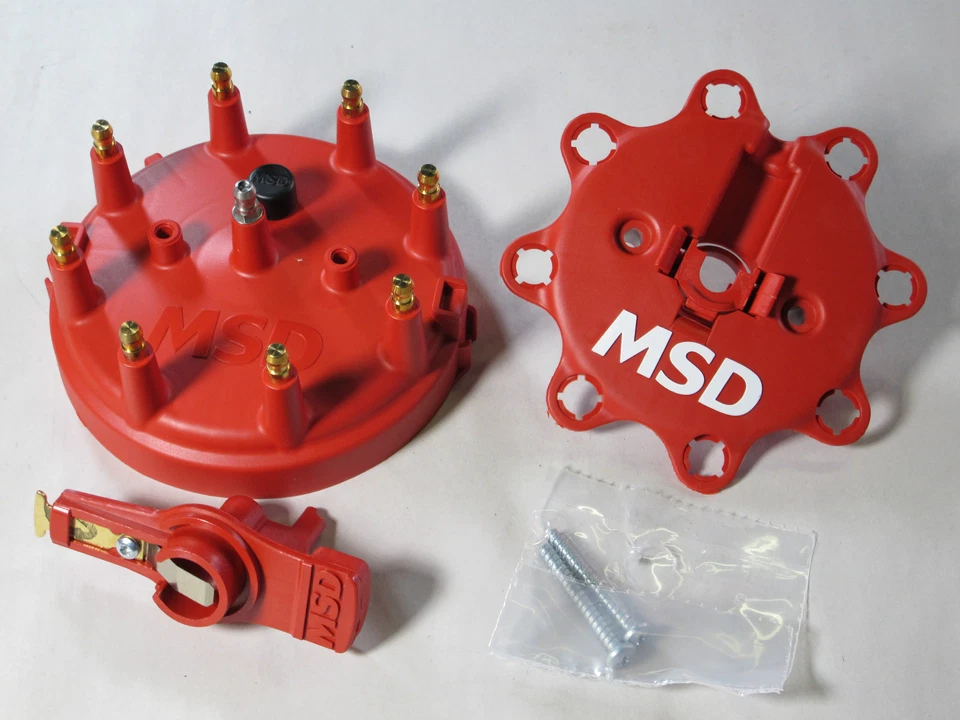 Kits de tapa y rotor de latón MSD Ignition 8482 macho/HEI Ford Distributor Foto 1 de 1
