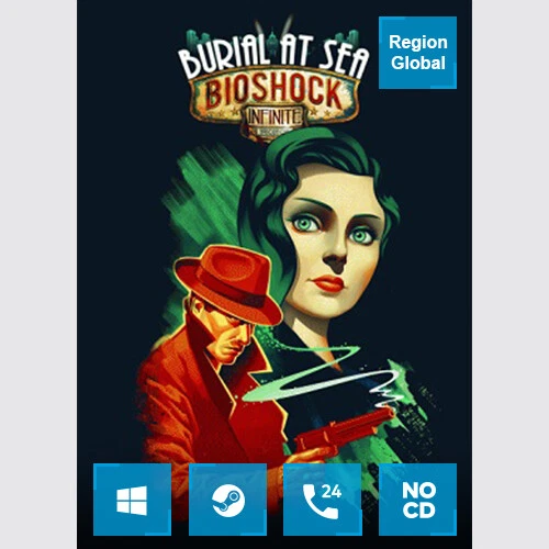 BioShock Infinite Burial at Sea Episode One 1 DLC PC Game Steam Key Region Free - Image 1 of 4