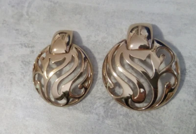 Pierre Lang -große Ohrringe mit wunderschönem Muster- - Bild 1 von 4