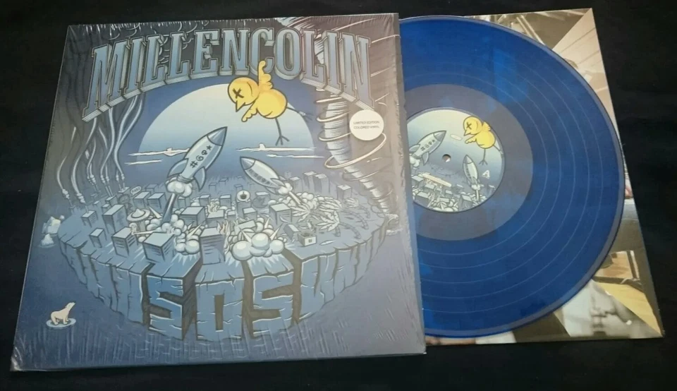 MILLENCOLIN SOS VINYL LTD ED BLUE LP /500 INDIE STORE EXCLUSIVE 2019 1ST PRESS - Image 1 of 4