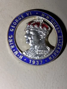 Rare Stratton George Vi Coronation Brooch - Picture 1 of 3