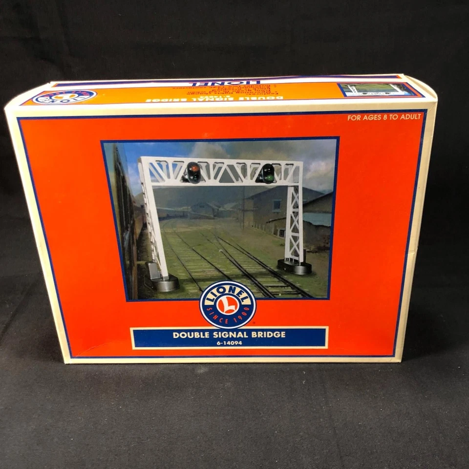 LIONEL DOUBLE SIGNAL BRIDGE NEW 6-14094 TWO TRACK 71-4094-200 NEW - Image 1 of 1