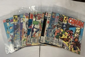 Both Comic Books Mix Lot Of 15 Conan Elf Quest Smurf Flash Star Trek Etc - Picture 1 of 6