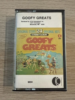 Goofy Greats - 1975 K-Tel Compilation Audio Cassette Tape RARE - Image 1 of 4
