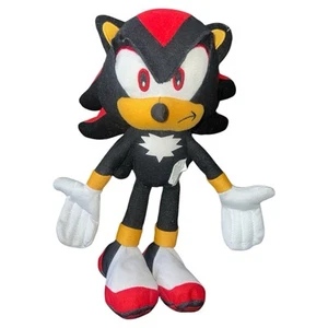 Nanco Sonic 10” Shadow The Hedgehog Stuffed Animal Plush - Picture 1 of 6