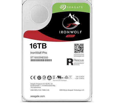 Seagate IronWolf Pro ST16000NE000 16 TB Hard Drive - 3.5" Internal - SATA (SATA - Image 1 of 4