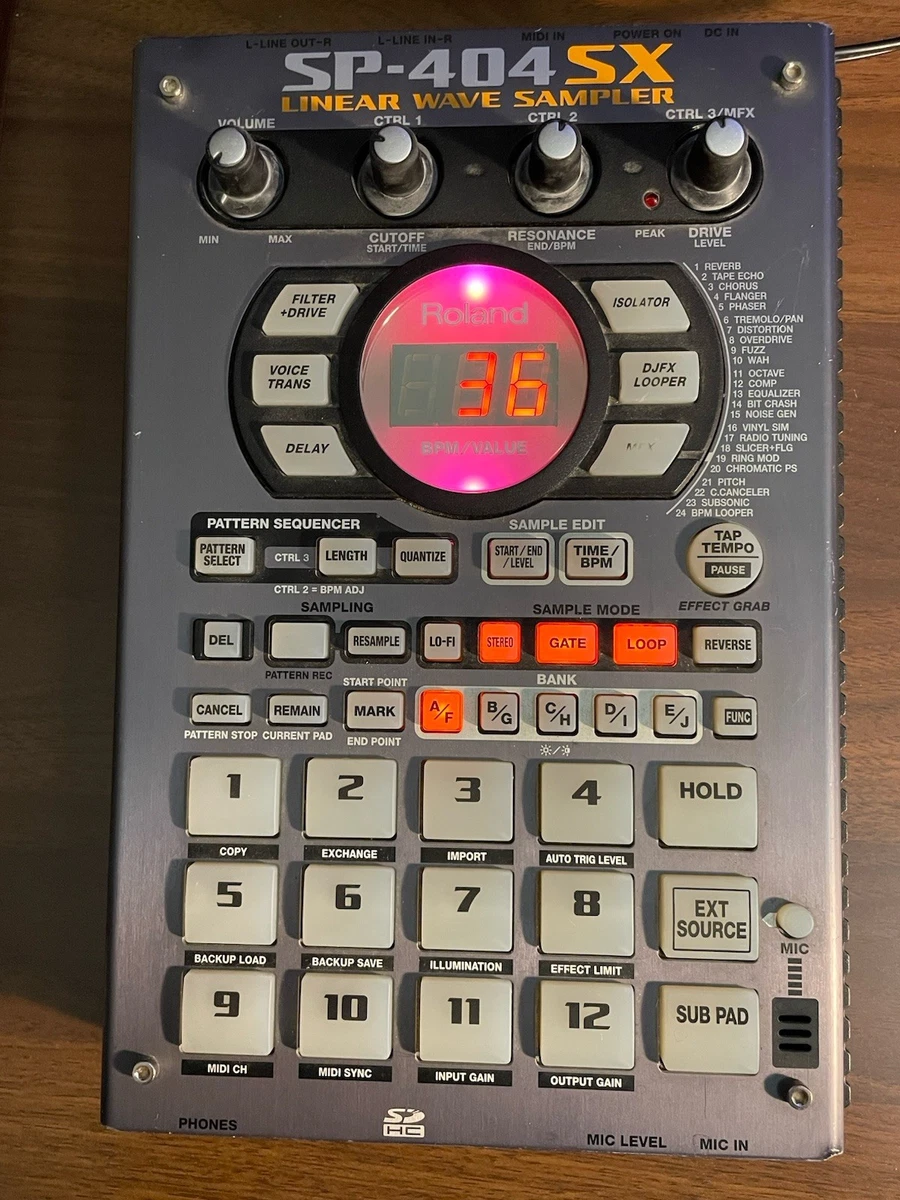Roland SP-404SX リニアウェーブサンプラー NEW Roland SP-404SX Compact Linear Wave Sampler From Japan | eBay