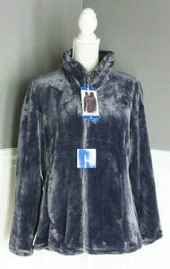 NWT 32 Degrees Heat Women's Plush Faux Fur Jacket Coat Purple L Large NEW - Picture 1 of 4