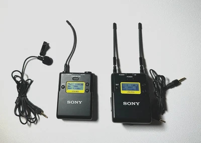 Sony UWP-D11 URX-P03 Receiver + UTX-B03 Transmitter Wireless Lavalier Mic System - Image 1 of 4