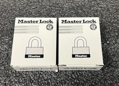 Master Lock 22KA 1-1/2" Laminated Steel Keyed Alike Padlock - Lot of 2 - Image 1 of 2