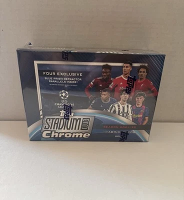 1) 2021-22 Stadium Club Chrome UEFA Champions League Mega Box - Image 1 of 4