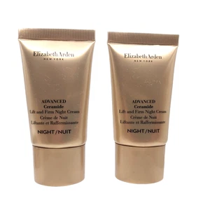 LOTE DE 2 Elizabeth Arden Advanced Ceramide Lift and Firm Crema de Noche .5oz ea - Imagen 1 de 4