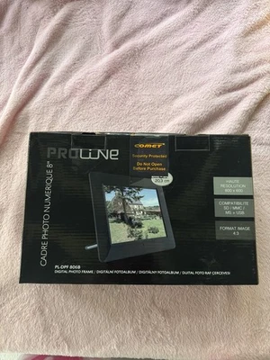 Proline 8 Inch Digital Photoframe Photo Frame ~ New and sealed - Image 1 of 4