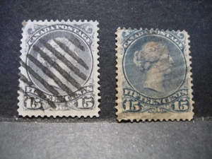 Canadá #29-30 usado WDWPhilatelic (A8N) (7/25) - Imagen 1 de 1