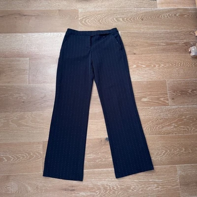 XOXO Vintage Black Pinstripe Lowrise Trousers - Image 1 of 4