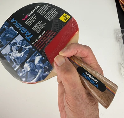 Butterfly Tashika Penhold Table Tennis Racket – Made in Japan – Shipe From U.S. - Image 1 of 4